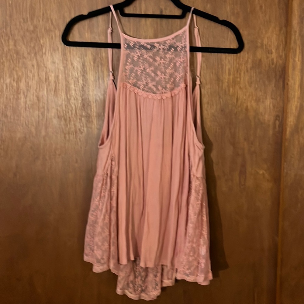 Low back, high neck tank - size small